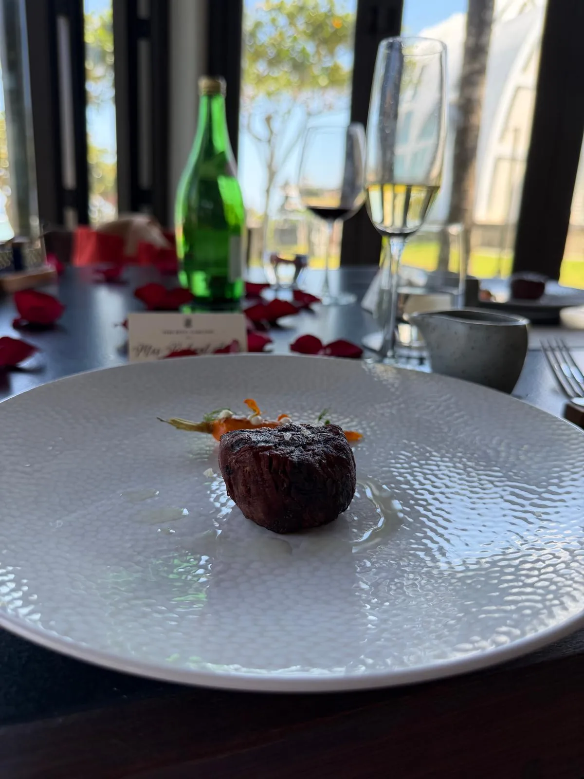 A plated course from our five-course lunch at The Beach Grill, photograph 5